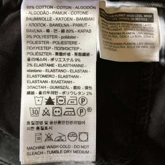 Levi’s 311 Shaping Skinny Jeans Soft Black Wash Size 33 - Picture 15 of 15